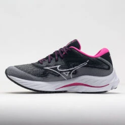 Mizuno Wave Rider 27 Project Zero Women's Black/White -Fashion Shoe Store 040032 1