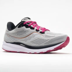 Saucony Ride 14 Women's Fog/Cherry -Fashion Shoe Store 046463 5