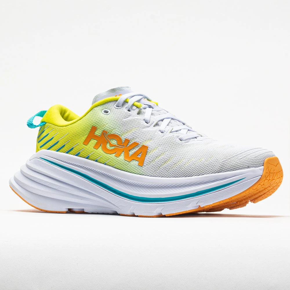 Hoka One One Bondi X Men's White/Evening Primrose Hoka One One Bondi X Men's White/Evening Primrose -Fashion Shoe Store 046870 5