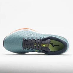 Mizuno Wave Inspire 18 Men's Smoke Blue/White -Fashion Shoe Store 047592 2