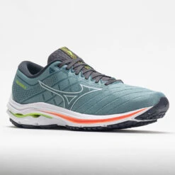 Mizuno Wave Inspire 18 Men's Smoke Blue/White -Fashion Shoe Store 047592 5