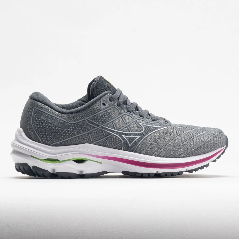 Mizuno Wave Inspire 18 Women's Ultimate Grey/Silver Mizuno Wave Inspire 18 Women's Ultimate Grey/Silver -Fashion Shoe Store 047600 3