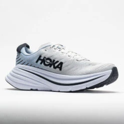HOKA Bondi X Men's Blanc De Blanc/Blue Fog -Fashion Shoe Store 047660 5