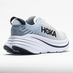 HOKA Bondi X Men's Blanc De Blanc/Blue Fog -Fashion Shoe Store 047660 6