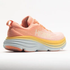 HOKA Bondi 8 Women's Shell Coral/Peach Parfait 7 HOKA Bondi 8 Women's Shell Coral/Peach Parfait -Fashion Shoe Store 048475 6