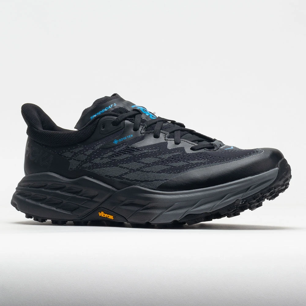 HOKA Speedgoat 5 GTX Men's Black/Black HOKA Speedgoat 5 GTX Men's Black/Black -Fashion Shoe Store 048567 5