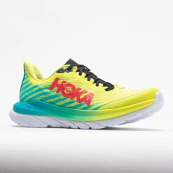 HOKA Mach 5 Men's Evening Primrose/Scuba Blue -Fashion Shoe Store 048630 5