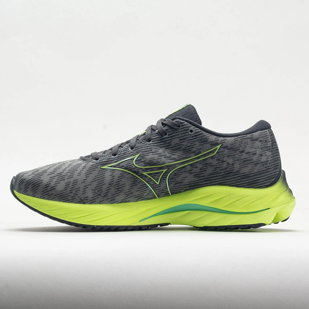 Mizuno Wave Rider 26 Mesh Men's Ultimate Grey/Neo Lime Mizuno Wave Rider 26 Mesh Men's Ultimate Grey/Neo Lime -Fashion Shoe Store 048655 1