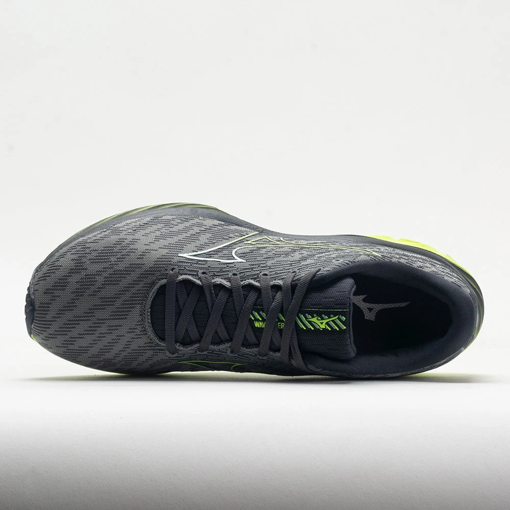 Mizuno Wave Rider 26 Mesh Men's Ultimate Grey/Neo Lime Mizuno Wave Rider 26 Mesh Men's Ultimate Grey/Neo Lime -Fashion Shoe Store 048655 2
