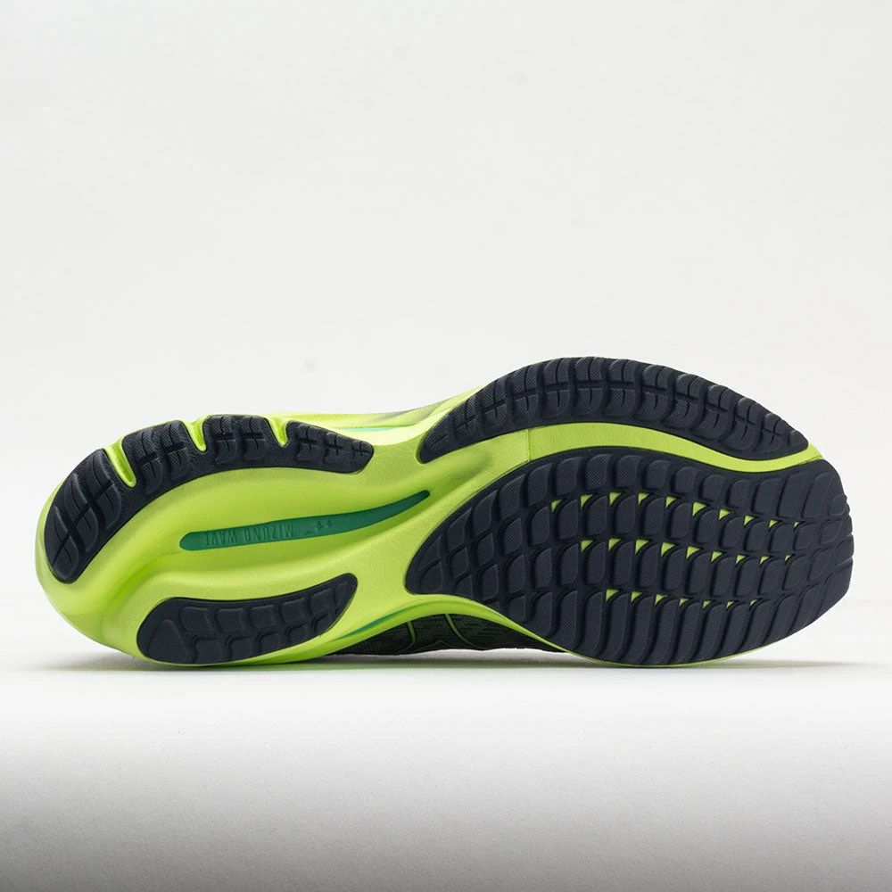 Mizuno Wave Rider 26 Mesh Men's Ultimate Grey/Neo Lime Mizuno Wave Rider 26 Mesh Men's Ultimate Grey/Neo Lime -Fashion Shoe Store 048655 4