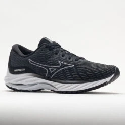Mizuno Wave Rider 26 Men's Black/White -Fashion Shoe Store 048658 5