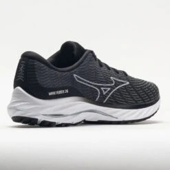 Mizuno Wave Rider 26 Men's Black/White -Fashion Shoe Store 048658 6