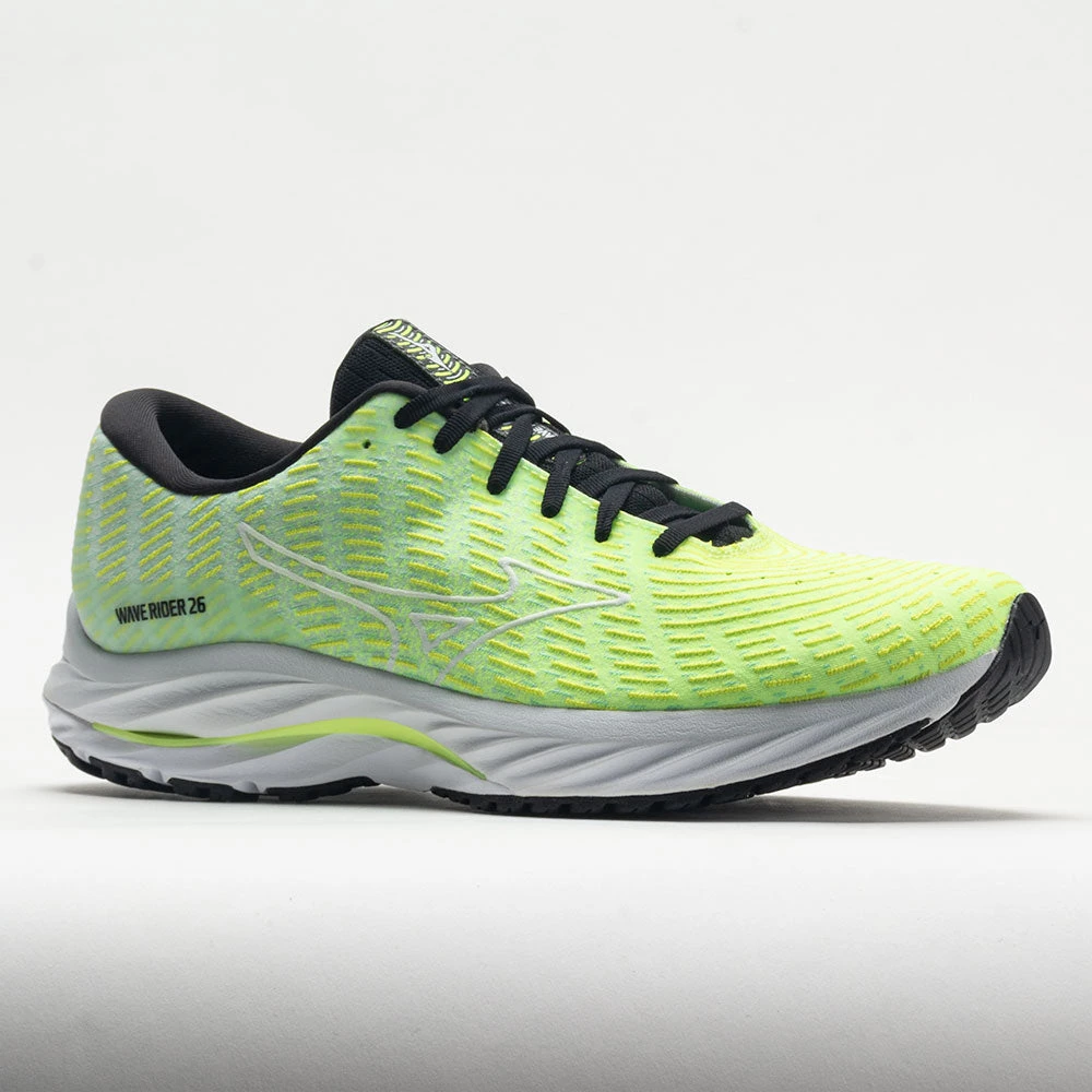 Mizuno Wave Rider 26 Men's Neo Lime/White Mizuno Wave Rider 26 Men's Neo Lime/White -Fashion Shoe Store 048659 5