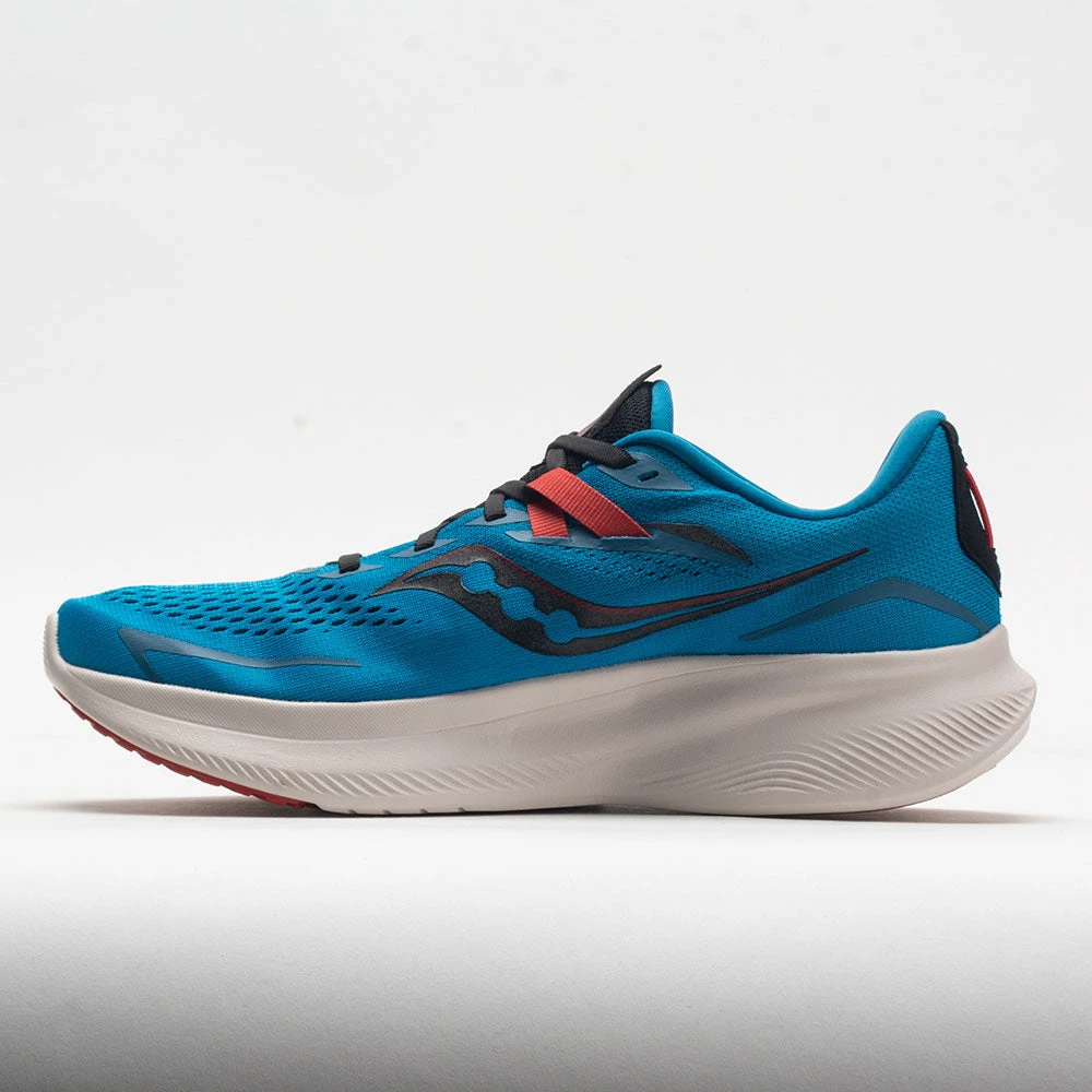 Saucony Ride 15 Men's Ocean/Black Saucony Ride 15 Men's Ocean/Black -Fashion Shoe Store 048744 1