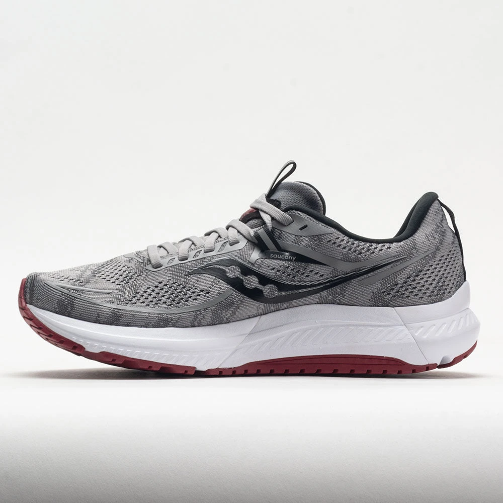 Saucony Omni 21 Men's Alloy/Garnet Saucony Omni 21 Men's Alloy/Garnet -Fashion Shoe Store 048760 1