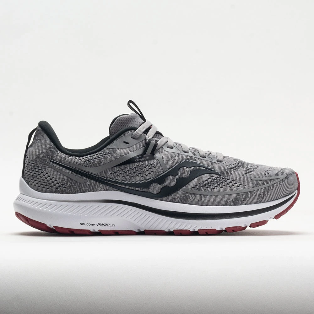 Saucony Omni 21 Men's Alloy/Garnet Saucony Omni 21 Men's Alloy/Garnet -Fashion Shoe Store 048760 3
