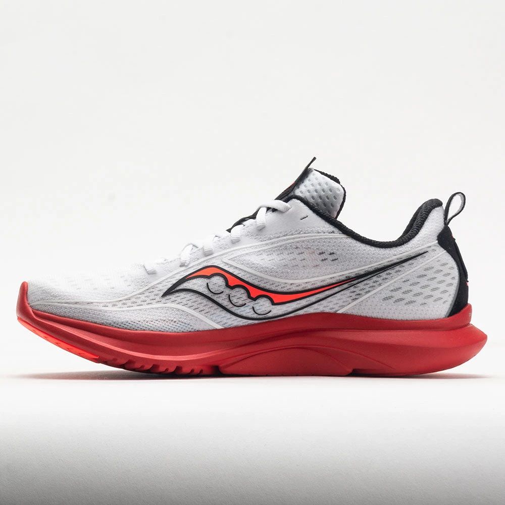 Saucony Kinvara 13 Men's White/Black/VIZI Saucony Kinvara 13 Men's White/Black/VIZI -Fashion Shoe Store 048779 1