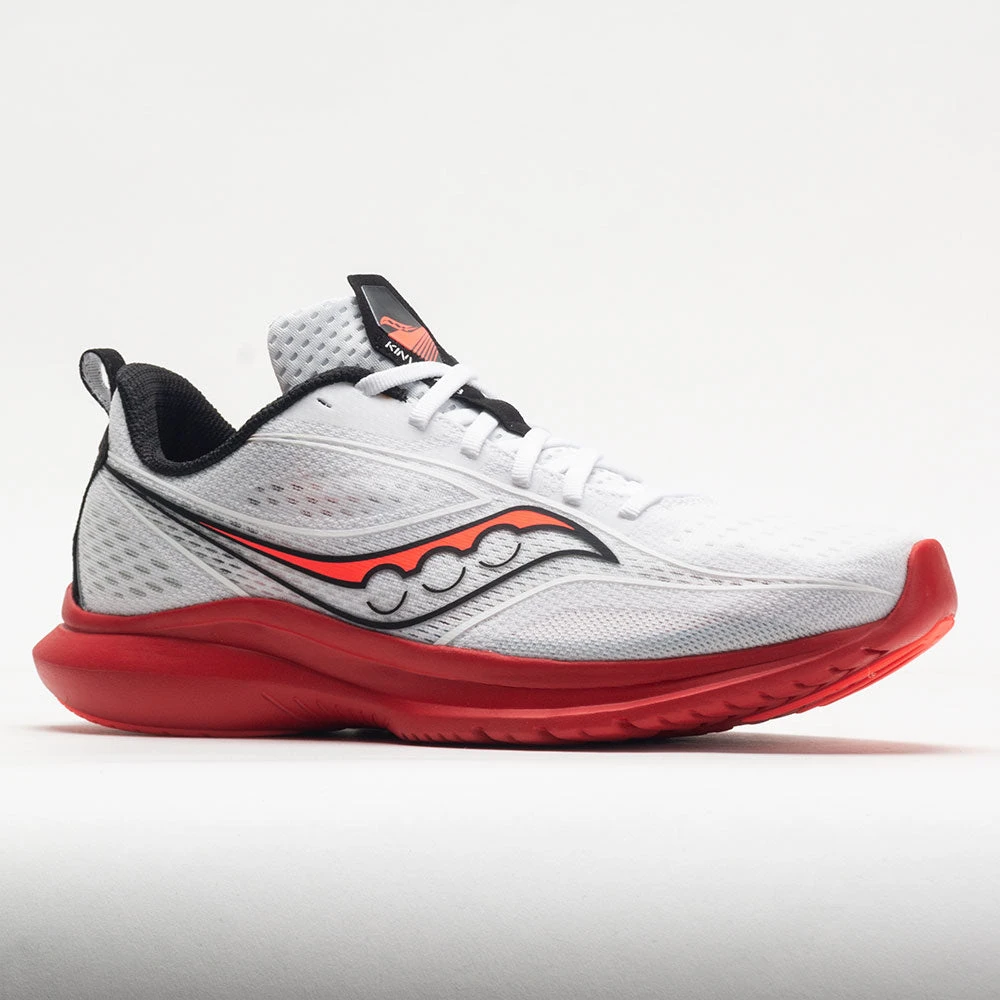 Saucony Kinvara 13 Men's White/Black/VIZI Saucony Kinvara 13 Men's White/Black/VIZI -Fashion Shoe Store 048779 5