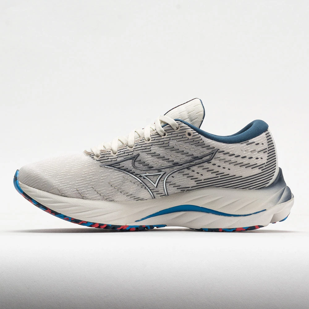 Mizuno Wave Rider 26 Mesh Women's Snow White/Silver Mizuno Wave Rider 26 Mesh Women's Snow White/Silver -Fashion Shoe Store 048805 1