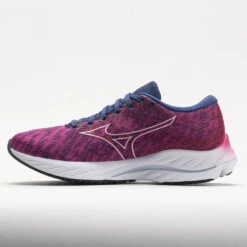 Mizuno Wave Rider 26 Mesh Women's Festival Fuchsia/Halogen Blue -Fashion Shoe Store 048808 1