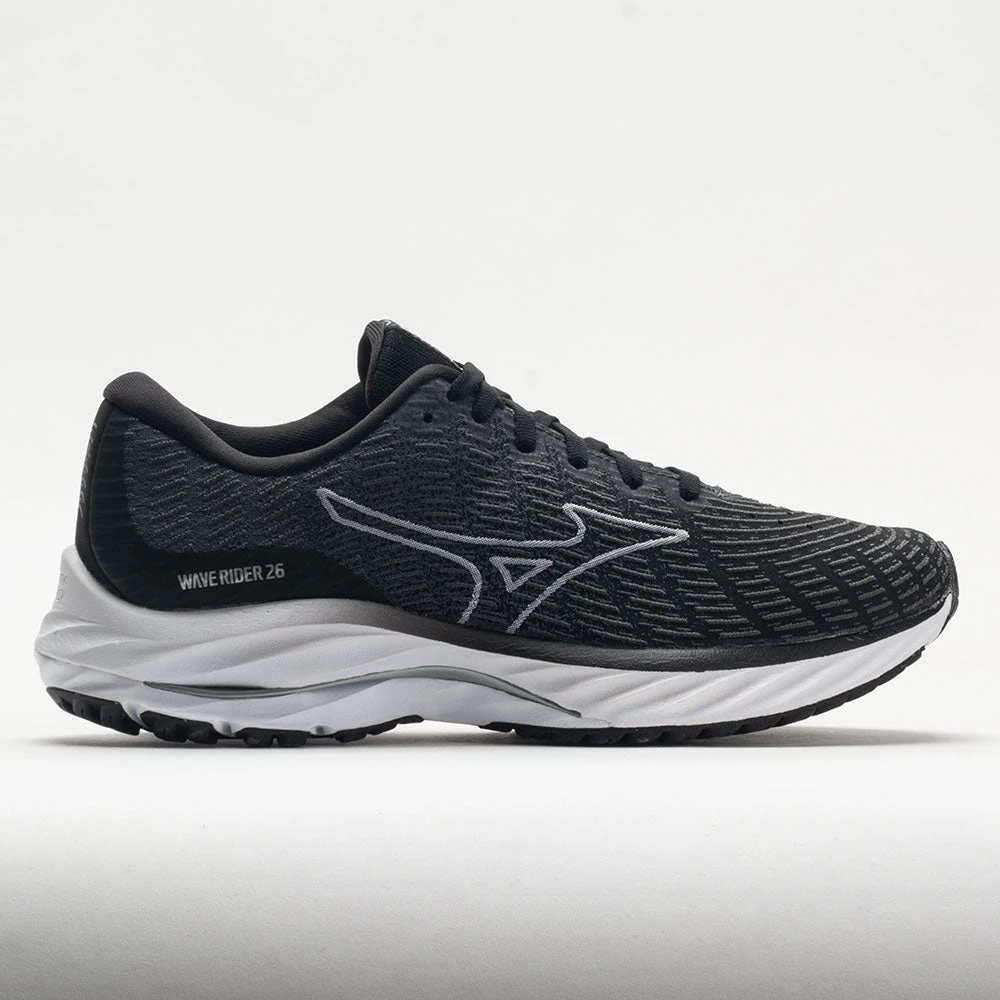 Mizuno Wave Rider 26 Women's Black/White Mizuno Wave Rider 26 Women's Black/White -Fashion Shoe Store 048811 3