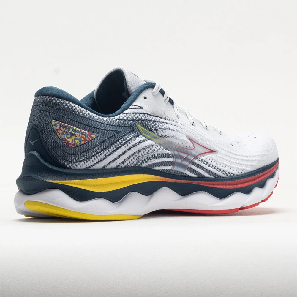 Mizuno Wave Sky 6 Women's White/Hibiscus Mizuno Wave Sky 6 Women's White/Hibiscus -Fashion Shoe Store 049119 6