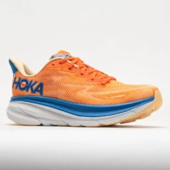 HOKA Clifton 9 Men's Vibrant Orange/Impala -Fashion Shoe Store 049211 5