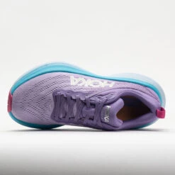 HOKA Bondi 8 Women's Chalk Violet/Pastel Lilac -Fashion Shoe Store 049223 2