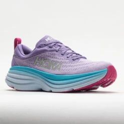 HOKA Bondi 8 Women's Chalk Violet/Pastel Lilac -Fashion Shoe Store 049223 5