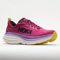 HOKA Bondi 8 Women's Cherries Jubilee/Pink Yarrow -Fashion Shoe Store 049224 5