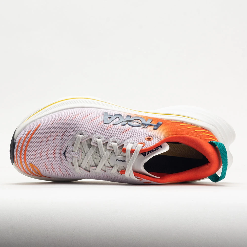HOKA Bondi X Men's Blanc de Blanc/Flame HOKA Bondi X Men's Blanc De Blanc/Flame -Fashion Shoe Store 049244 2