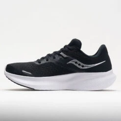 Saucony Ride 16 Men's Black/White -Fashion Shoe Store 049344 1