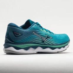 Mizuno Wave Sky 6 Women's Enamel Blue/White -Fashion Shoe Store 049692 6