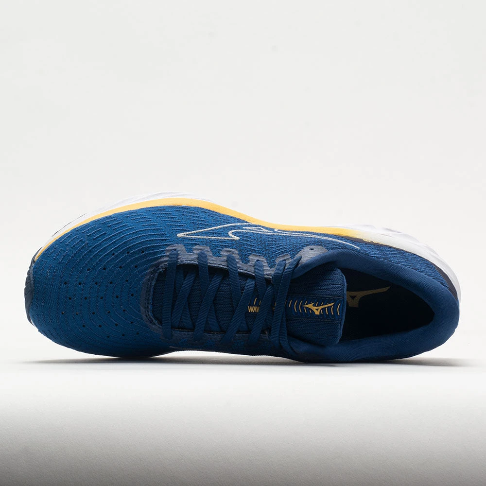 Mizuno Wave Rider 26 Mesh Men's Snorkel Blue/Vaporous Grey Mizuno Wave Rider 26 Mesh Men's Snorkel Blue/Vaporous Grey -Fashion Shoe Store 049695 2