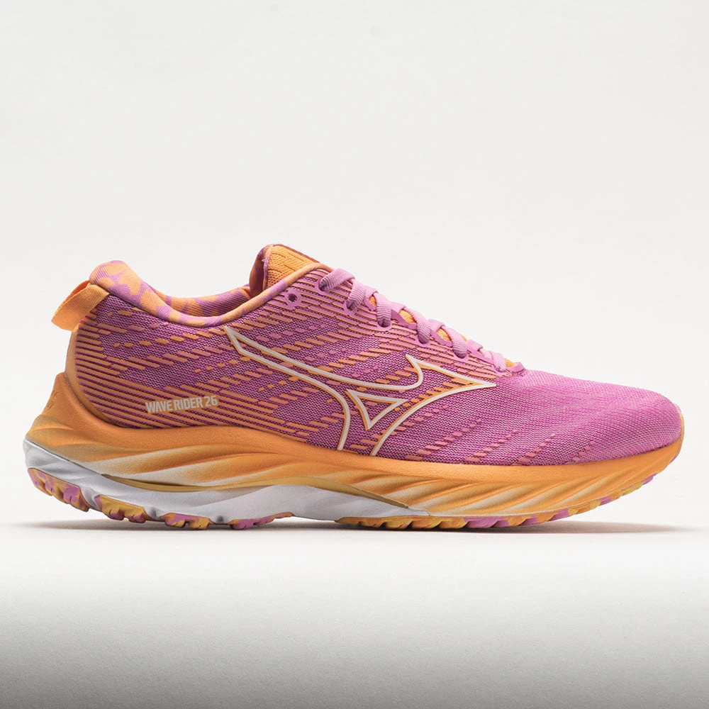 Mizuno Wave Rider 26 Roxy Women's Cyclamen/White Mizuno Wave Rider 26 Roxy Women's Cyclamen/White -Fashion Shoe Store 049699 3