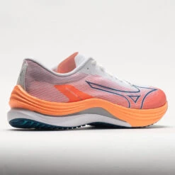 Mizuno Wave Rebellion Flash Men's White/Silver -Fashion Shoe Store 049703 6