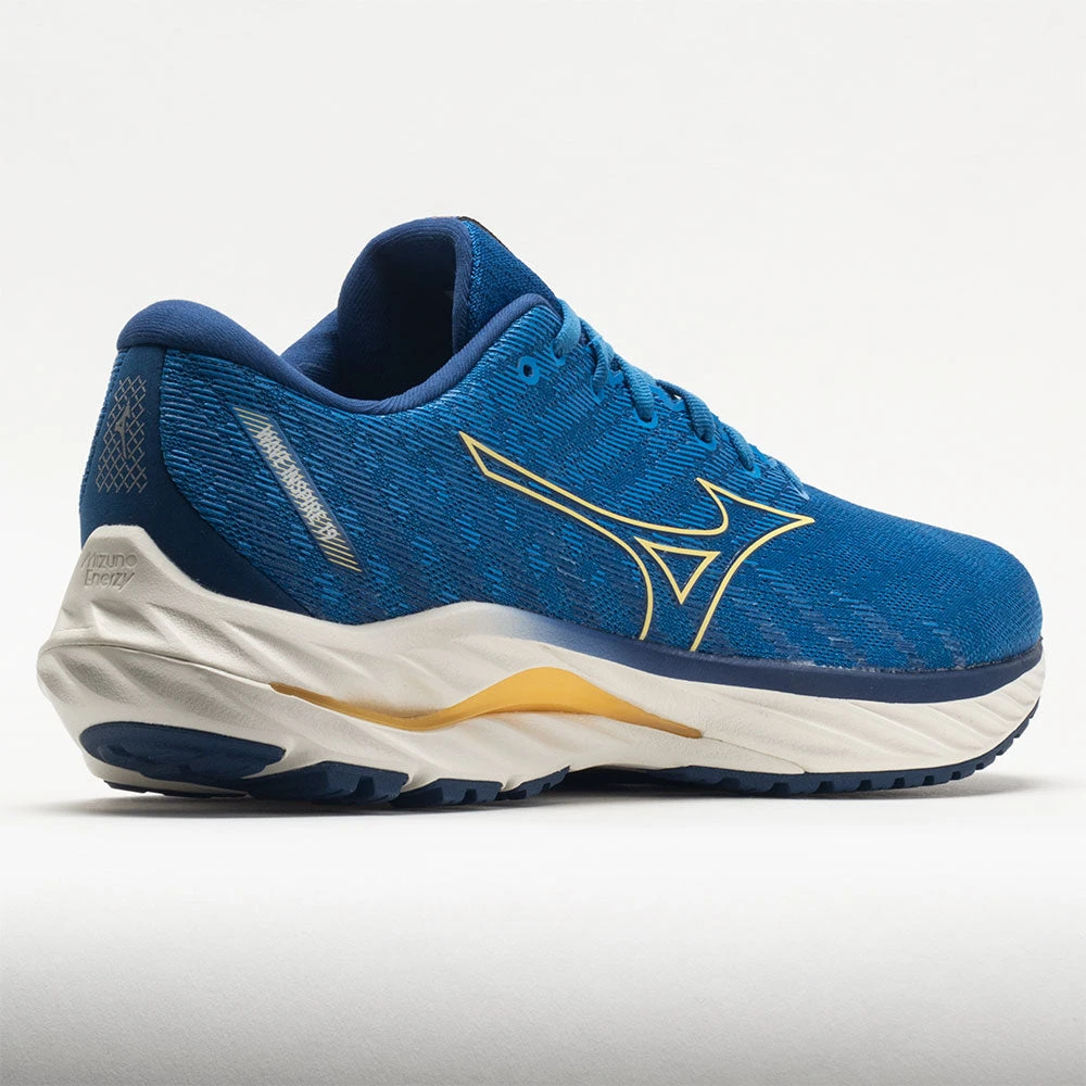 Mizuno Wave Inspire 19 Men's Snorkel Blue/Pale Marigold Mizuno Wave Inspire 19 Men's Snorkel Blue/Pale Marigold -Fashion Shoe Store 049711 6