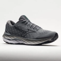Mizuno Wave Inspire 19 Knit Men's Ultimate Grey/Black -Fashion Shoe Store 049714 5