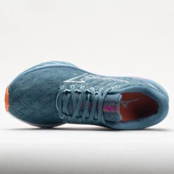 Mizuno Wave Inspire 19 Women's Provincial Blue/White -Fashion Shoe Store 049715 2