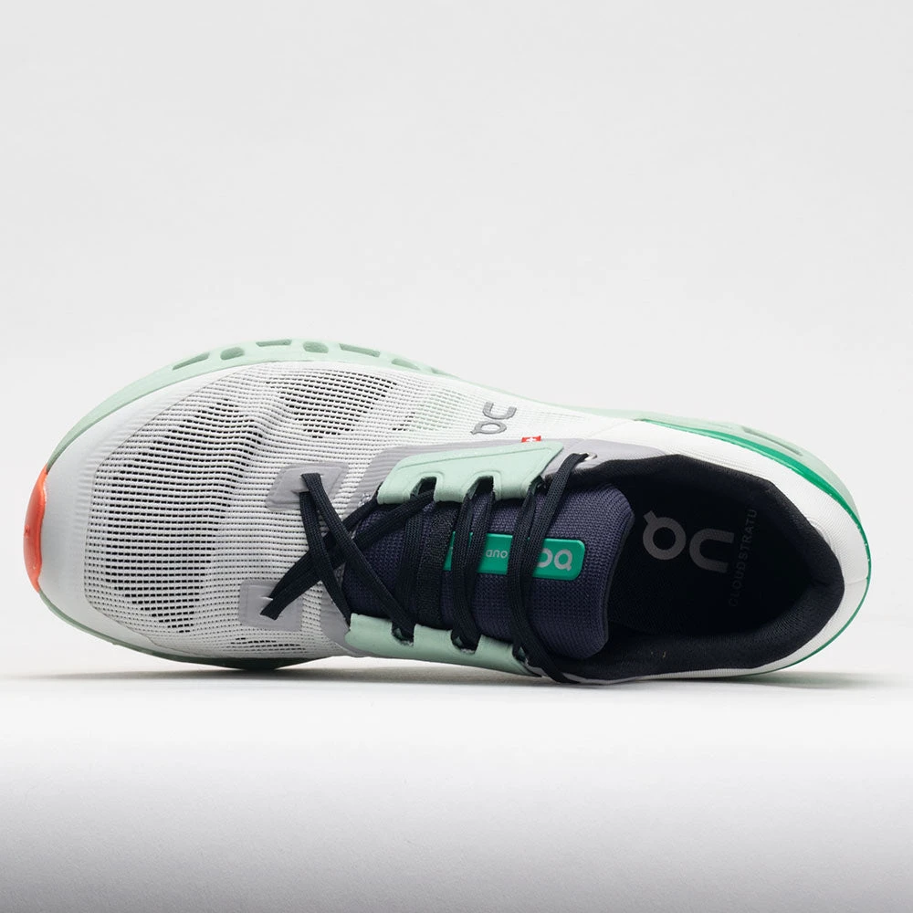 On Cloudstratus Men's Undyed White/Creek On Running On Cloudstratus Men's Undyed White/Creek -Fashion Shoe Store 049731 2