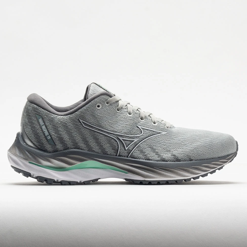 Mizuno Wave Inspire 19 Women's Harbor Mist/White Mizuno Wave Inspire 19 Women's Harbor Mist/White -Fashion Shoe Store 049746 3