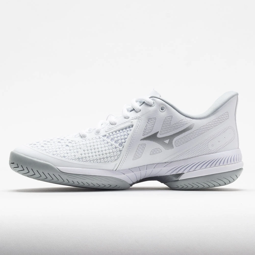 Mizuno Wave Exceed Tour 5 AC Women's White/Silver Mizuno Wave Exceed Tour 5 AC Women's White/Silver -Fashion Shoe Store 116514 1