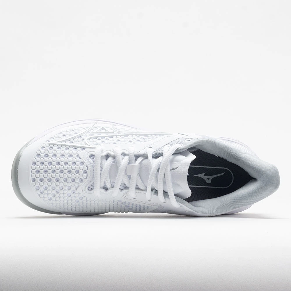 Mizuno Wave Exceed Tour 5 AC Women's White/Silver Mizuno Wave Exceed Tour 5 AC Women's White/Silver -Fashion Shoe Store 116514 2