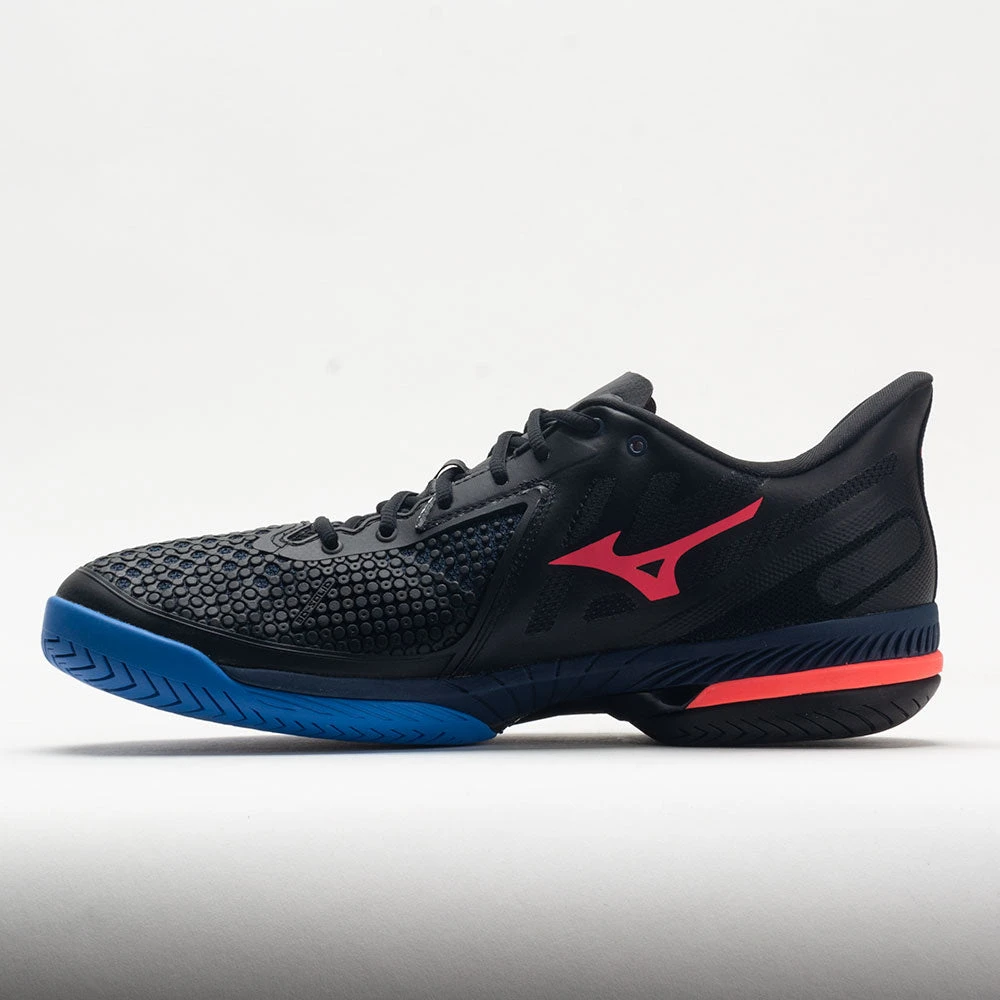 Mizuno Wave Exceed Tour 5 Men's Black/Peace Blue Mizuno Wave Exceed Tour 5 Men's Black/Peace Blue -Fashion Shoe Store 116785 1