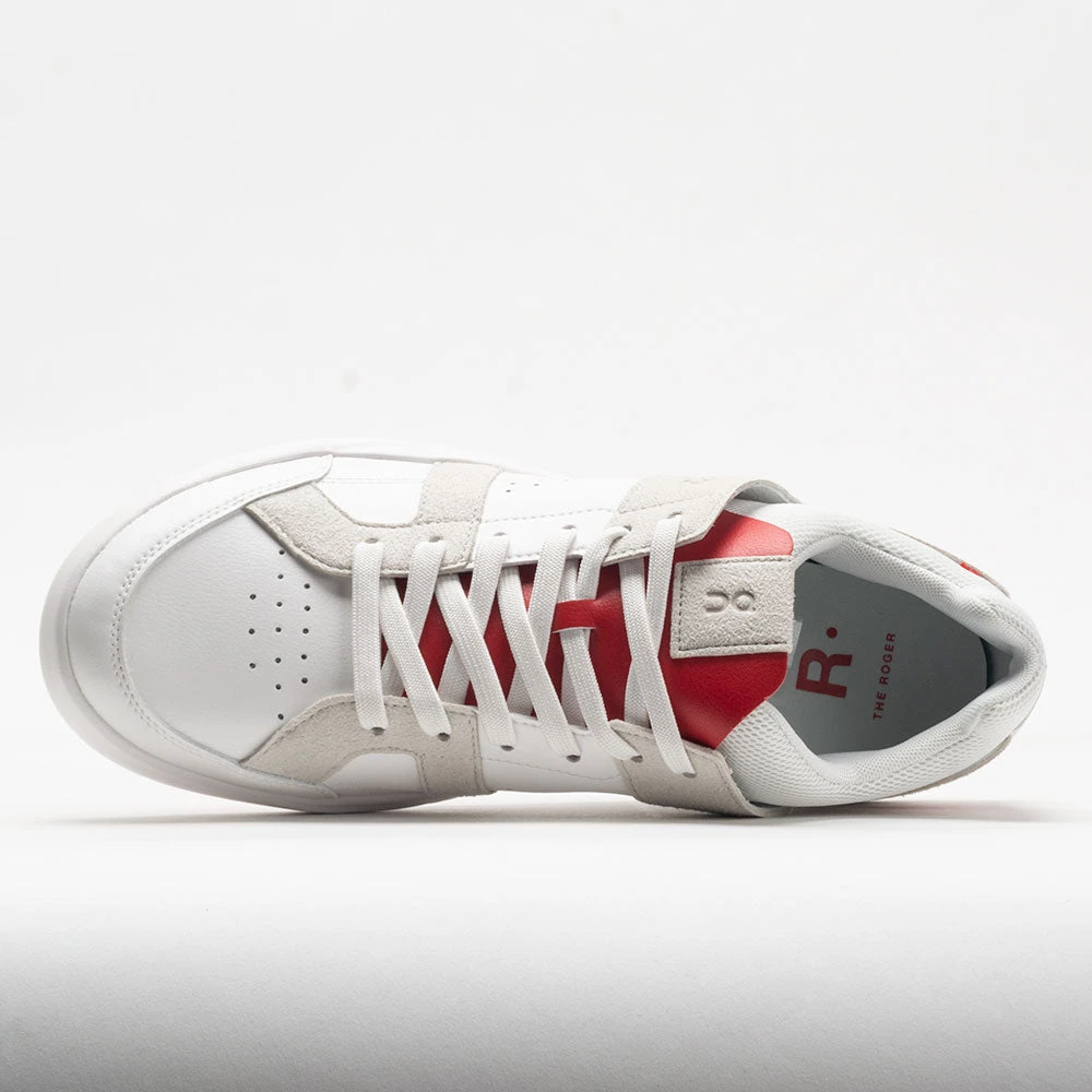 On The Roger Clubhouse Men's White/Red On Running On The Roger Clubhouse Men's White/Red -Fashion Shoe Store 117181 2