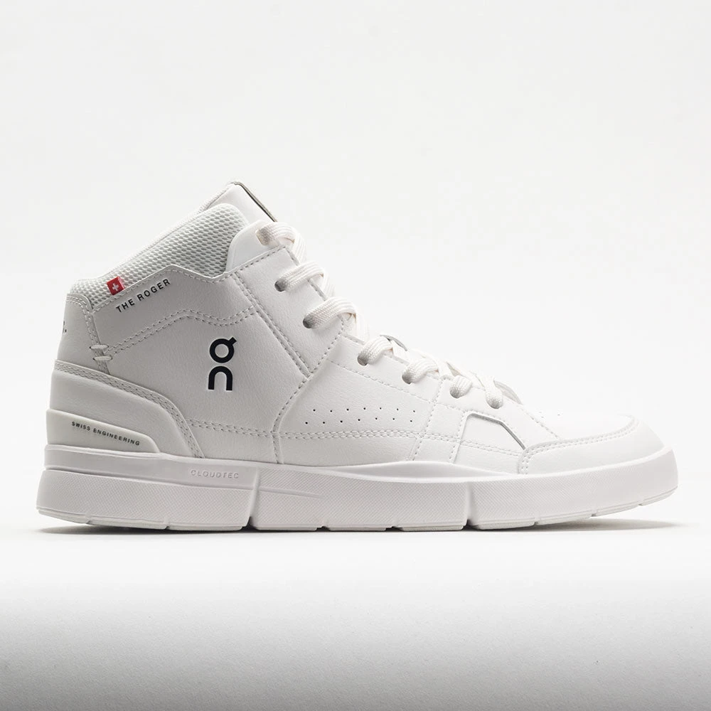 On The Roger Clubhouse Mid Women's All White On Running On The Roger Clubhouse Mid Women's All White -Fashion Shoe Store 117320 3