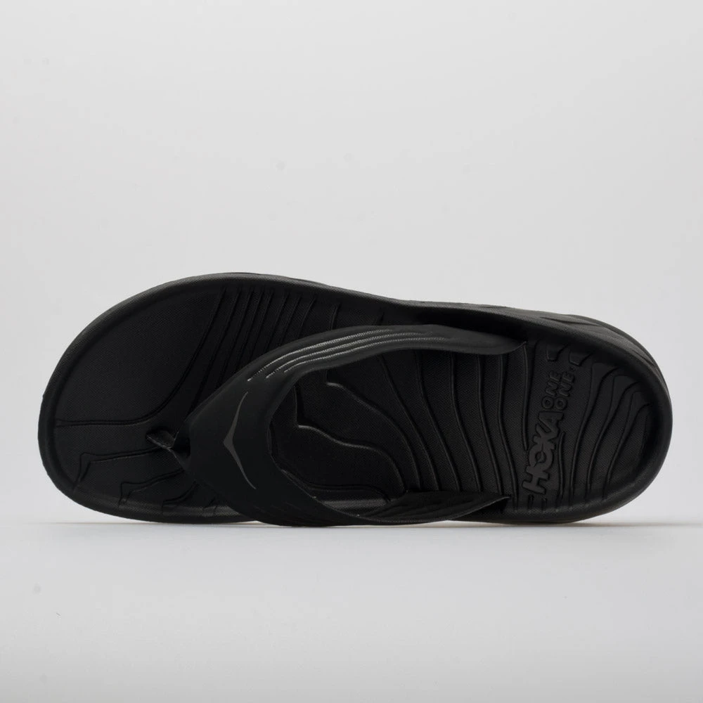 Hoka One One Ora Recovery Flip Men's Black/Dark Gull Gray Hoka One One Ora Recovery Flip Men's Black/Dark Gull Gray -Fashion Shoe Store 570409 2