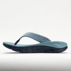 HOKA Ora Recovery Flip Men's Stone Blue/Outer Space -Fashion Shoe Store 570604 1