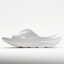 HOKA Ora Recovery Slide 3 Unisex White/White -Fashion Shoe Store 570607 1