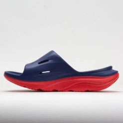 HOKA Ora Slide 3 Unisex Bellwether Blue/Red Alert 4 HOKA Ora Slide 3 Unisex Bellwether Blue/Red Alert -Fashion Shoe Store 570614 1